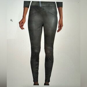 Free People Faux Leather Leggings, Size 0